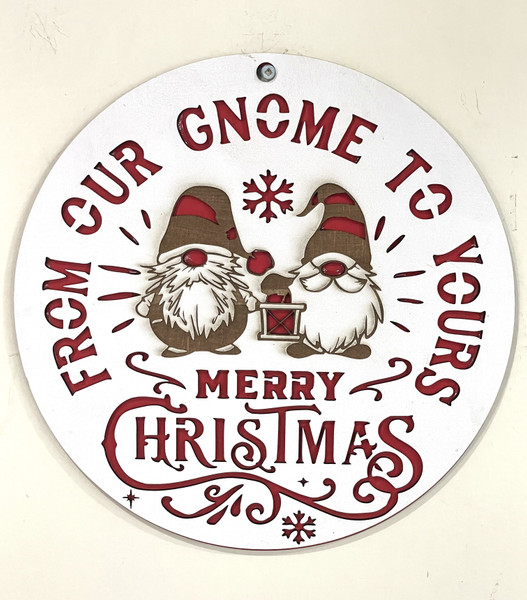 Wall Art - Words of Wisdom / HD-WAWI-91: Christmas Gnomes - Large Panel