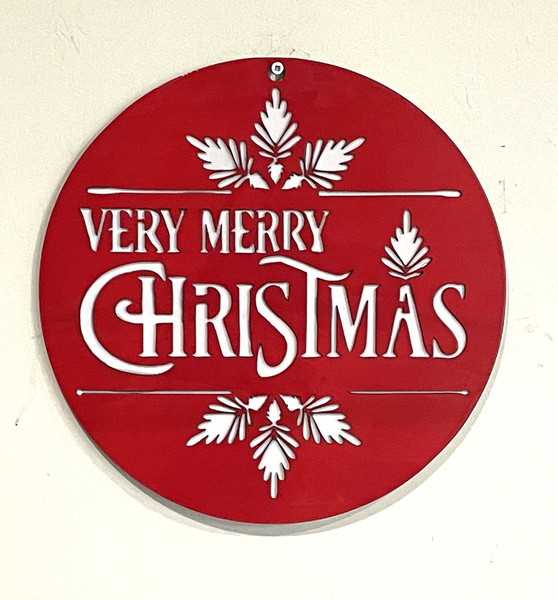 Wall Art - Words of Wisdom / HD-WAWI-119: Merry Christmas  - Wall Hanging Panel