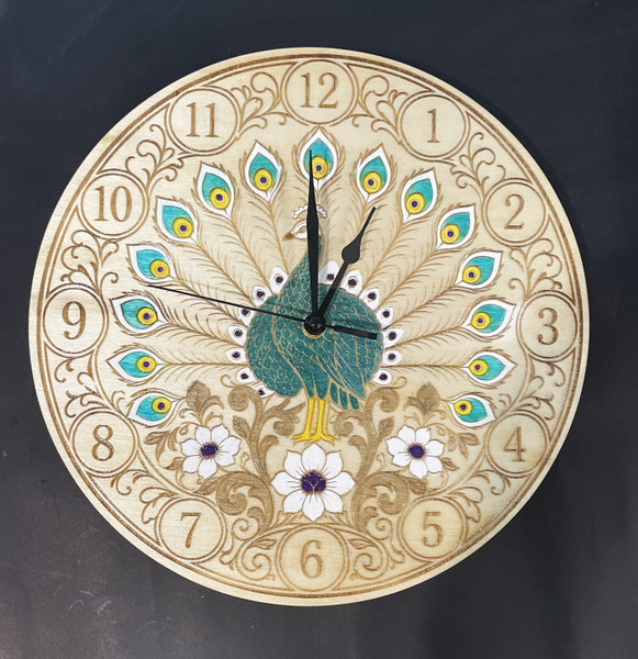Wall Art - Words of Wisdom / HD-WAWI-9302: Peacock Scene