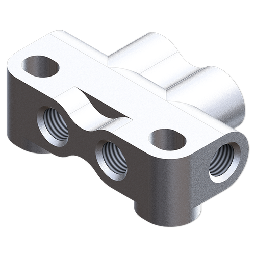 Bijur Delimon B3109 Junction 6 WAY Double Die Cast
