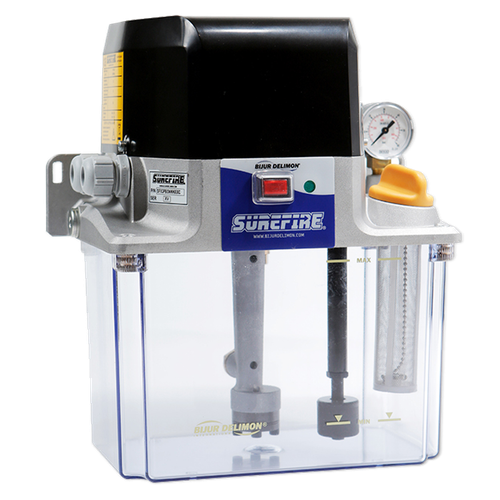 Bijur Delimon SFX3PASNNNBXC SureFire II Automatic Lubricator, 3L, SLR, 100/115 VAC, On/Off Timer