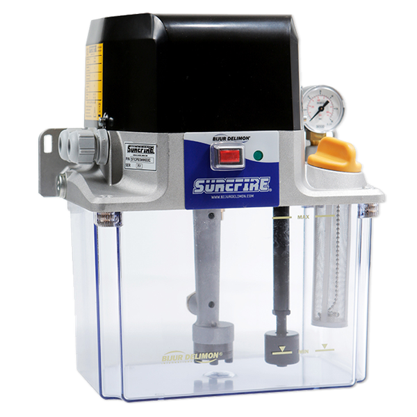 Bijur Delimon SFX6PASDGNEDF SureFire II Automatic Lubricator, 6L, SLR, 200/230 VAC