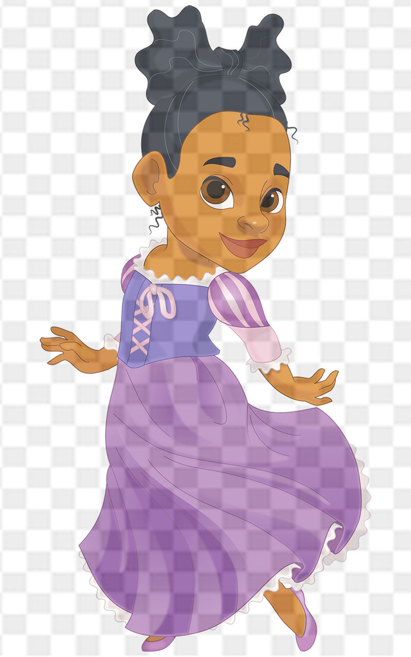 Princess Rapunzel Downloadable Png File The Natural Hair Shop