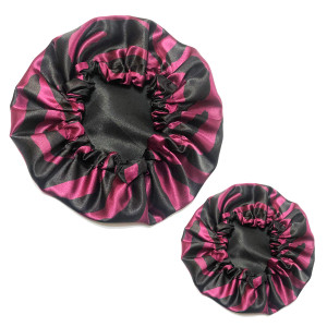 Mommy and Me Reversible Satin Bonnet - Raspberry Beret (Choose up to 3 bonnets) Mommy and Me Reversible Satin Bonnet - Raspberry Beret (Choose up to 3 bonnets)