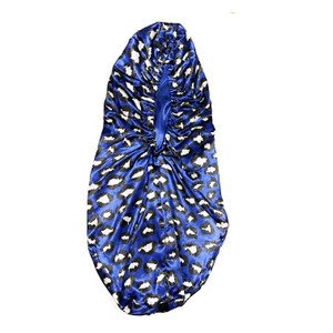 Mane Tane Adjustable Satin Braid Bonnet - Blue Mane Tane Adjustable Satin Braid Bonnet - Blue
