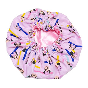 Minnie Mouse Pink Wink Satin Bonnet Minnie Mouse Pink Wink Satin Bonnet
