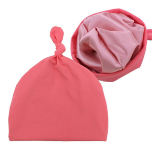 Infant Tie Satin-Lined Hat - Salmon Infant Tie Satin-Lined Hat - Salmon