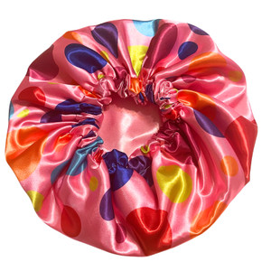 LolliDots Reversible Satin Bonnet LolliDots Reversible Satin Bonnet