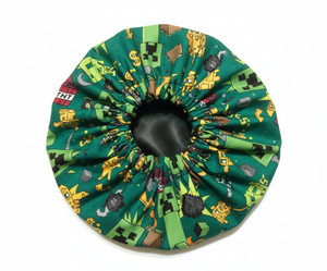 Minecraft Pixel Satin Bonnet Minecraft Pixel Satin Bonnet