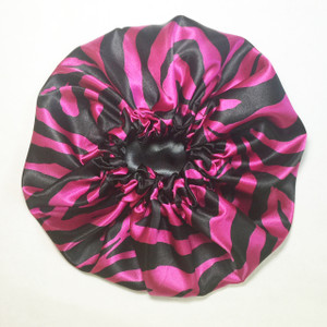 Strawberry Licorice Reversible Satin Bonnet Strawberry Licorice Reversible Satin Bonnet