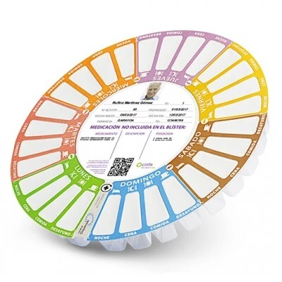 Pastillero circular Cinfa