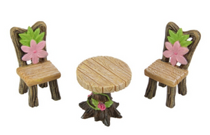 Flower Table and Chair Set Flower Table and Chair Set