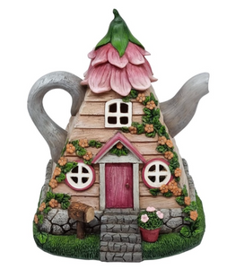 Solar Teapot Fairy House Solar Teapot Fairy House