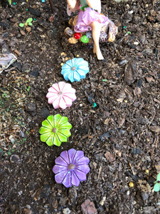 Flower Stepping Stones (set of 4)