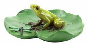 Frog and Dragonfly on Lilypad
