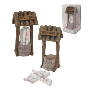 Wishing Well with Scrolls