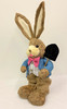 65cm BUNNY WITH SPADE - BLUE MALE