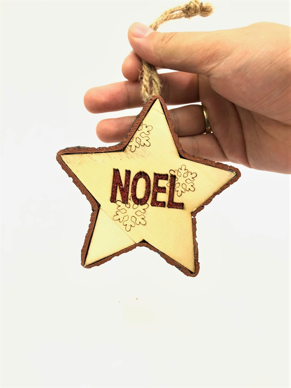Light up Christmas Tree Ornament "NOEL" - 11cm