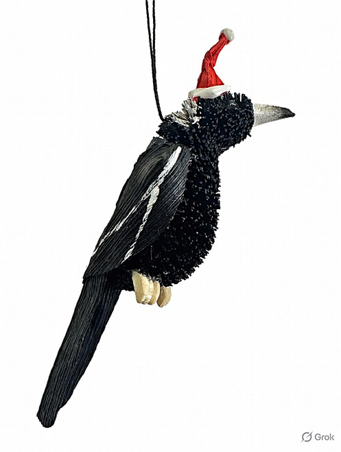 Magpie - Aussie Christmas Tree Ornament 12cm
