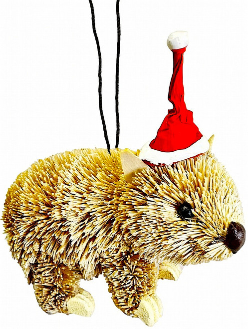 Wombat - Aussie Christmas Tree Ornament 10cm