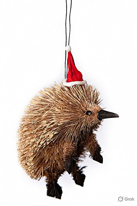 Large Echidna - Aussie Christmas Tree Ornament 14cm