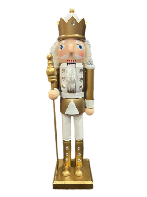 Nutcracker - Traditional GOLD STAFF 38cm