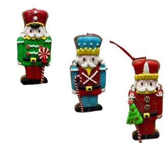 Christmas Ornament - NUTCRACKERS Set Of 3 - 11*6cm