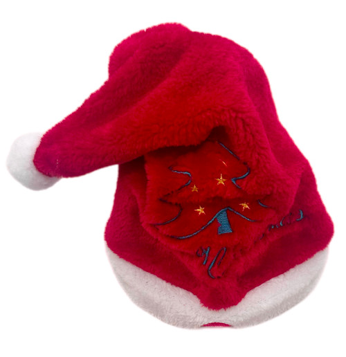 Christmas Hat - ANIMATED SANTA HAT W MOVEMENT AND SOUND 45CM