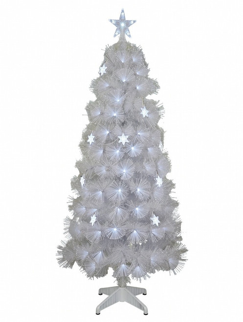 Christmas tree - FIBRE OPTIC - WHITE 150CM