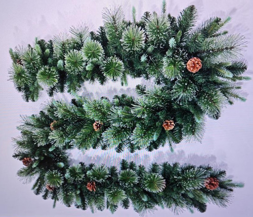 Christmas Garland - PREMIUM GARLAND WITH LIGHTS 275CM