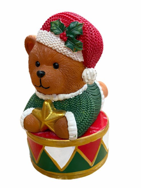 Teddy - LED Laying Drum With GINGERBREAD 20CM