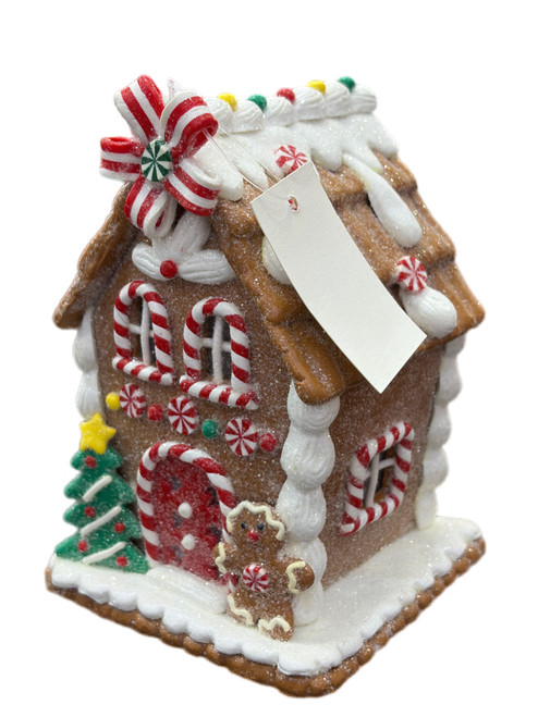 Gingerbread House with Star & Gingerbread Man- 25cm