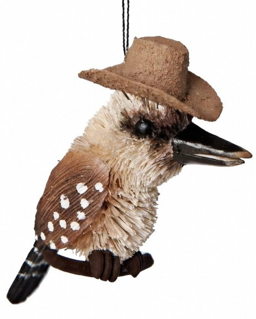 Akubra Hat Hanging Ornament - Kookaburra 7-9cm