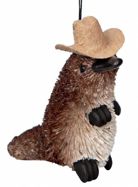 Akubra Hat Hanging Ornament - Platypus 7-9cm