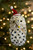 Christmas Ornament - White Owl 9-10cm