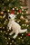 Christmas Ornament - White Kangaroo 7-9cm