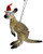 Christmas Ornament - Kangaroo Grey 7-9 cm