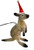Christmas Ornament - Kangaroo Grey 7-9 cm