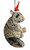 Possum - Aussie Animal Christmas Tree Ornament 10cm