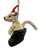 Kangaroo Joey In A Boot - Aussie Christmas Tree Ornament - 8-10cm