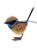 Akubra Hat Hanging Ornament - Blue Wren 7-9cm