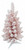 Christmas Tree - Flocked PINK Unlit 60cm