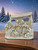 Nativity - Marble Look in Stable 25*21cm