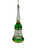 Celestial Chime Glass Bell Ornament - Christmas Green - 14cm