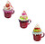 Christmas Ornament - COCOA CUP - LET IT SNOW - (3 Asst) - 15CM