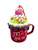 Christmas Ornament - COCOA CUP - LET IT SNOW - (3 Asst) - 15CM