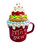 Christmas Ornament - COCOA CUP - LET IT SNOW - (3 Asst) - 15CM