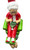 Santa Statue - MRS CLAUS ON GREEN CHAIR 25CM