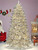 Christmas Tree - WHITE FLOCKED 210cm