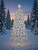 Christmas tree - FIBRE OPTIC - WHITE 150CM